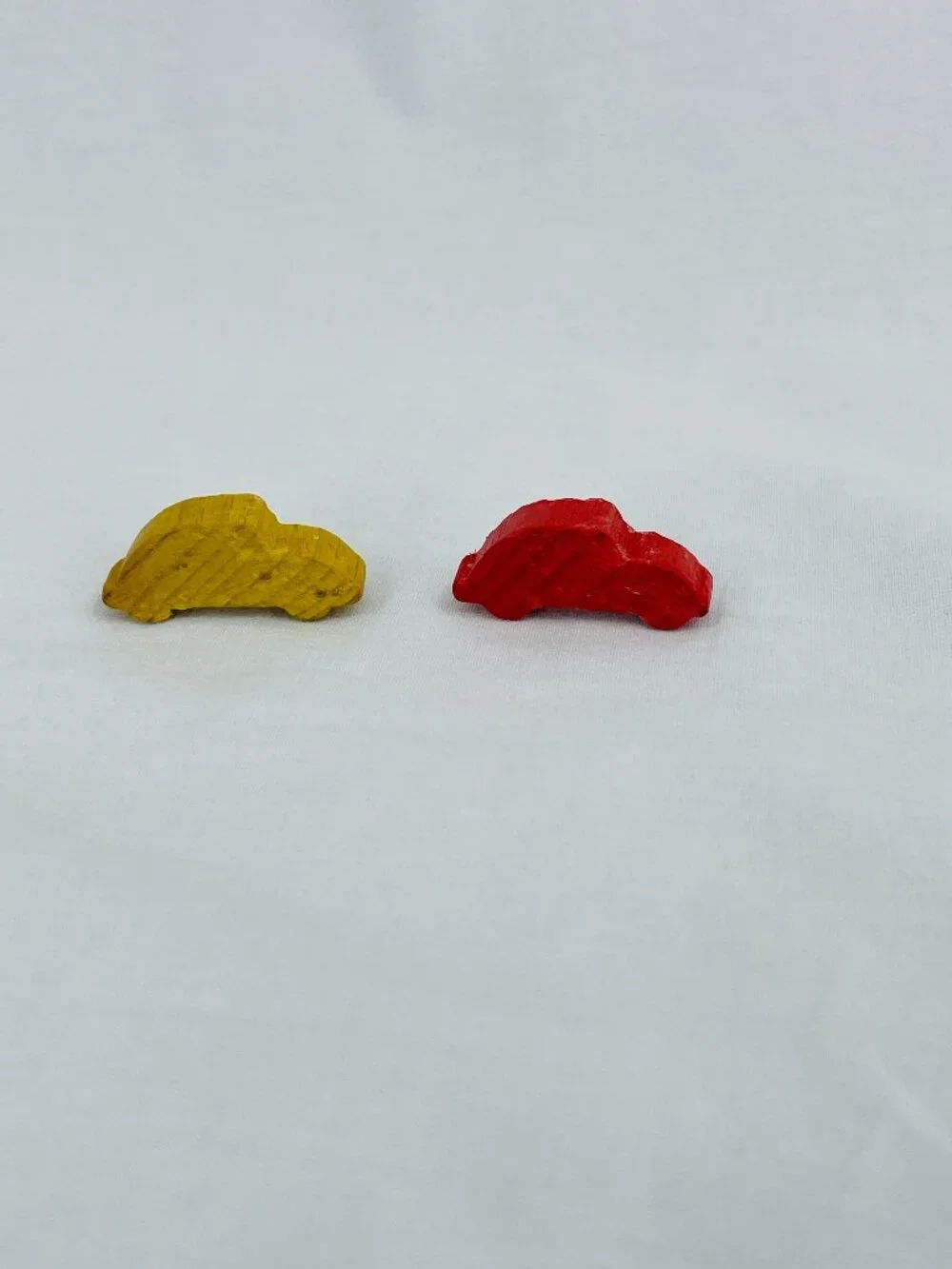 Small Handmade Meeple Wooden Vehicles Bundle (Two Cars and 3 Trucks)